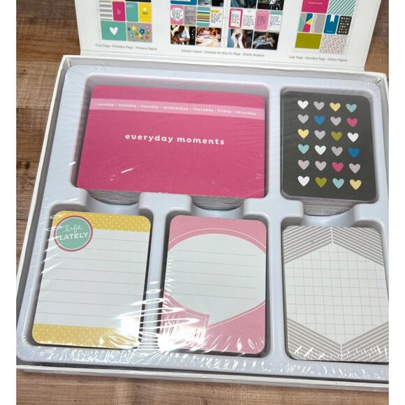 Project Life Becky Higgins Blush Edition Core Scrapbook Kit 616 Cards 12x12 - Picture 4 of 10